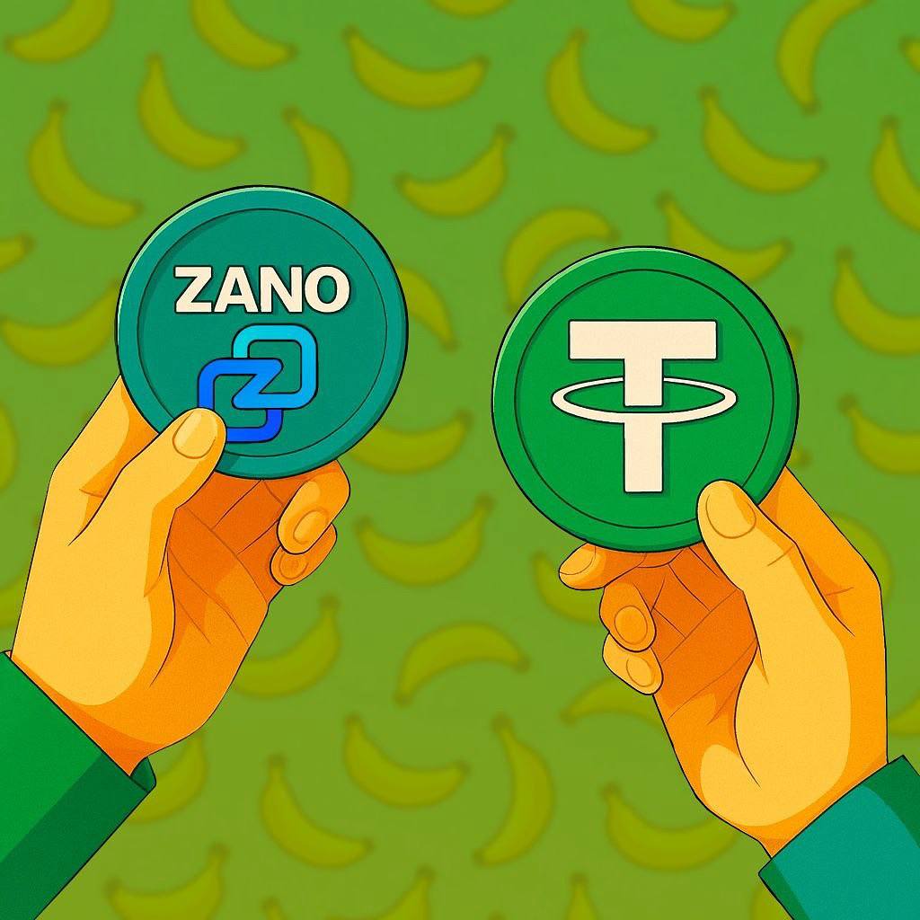 Теперь доступен обмен  Zano